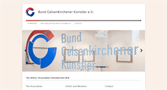 Desktop Screenshot of bundgelsenkirchenerkuenstler.de